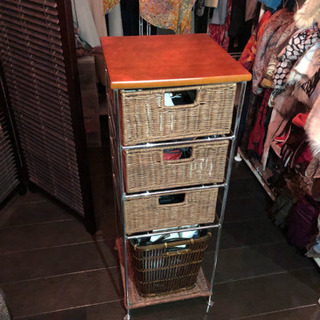 アフタヌーンティー 籠 収納 