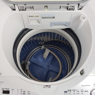 SHARPタテ型洗濯乾燥機 8kg 東京 神奈川 格安配送