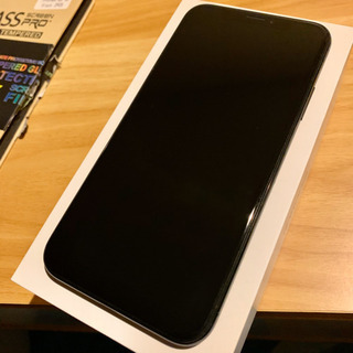 iPhone X 64GB SIMフリー 液晶ガラスカバー付き