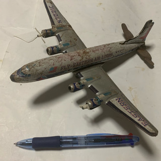 昭和レトロ、ブリキ飛行機、ジャンクの画像