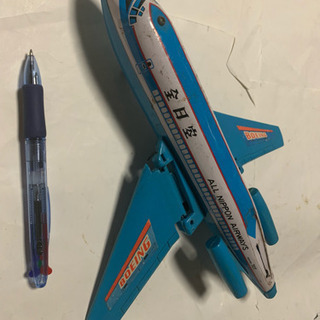 昭和レトロ、ブリキ飛行機、ジャンクの画像