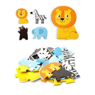 子供パズル; 野生動物; 18ピース; クリエイティブ 3歳以上（並行輸入品）の画像