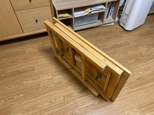 無印良品パイン材折りたたみテーブル