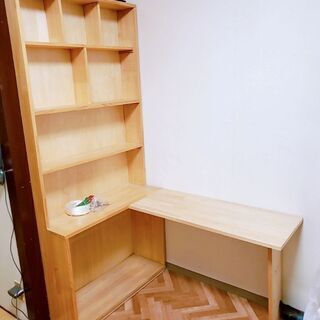 貰ってください。無料。プロに近いw素人作、物置き付き棚