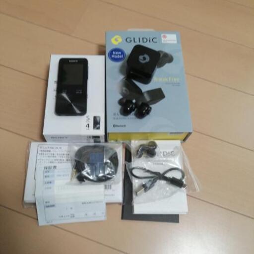 【一度のみ使用】SONY NW-S313 GLIDIC TW-5000S