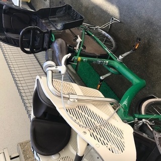 子供乗せ3人乗り自転車売ります　ブリヂストン　アンジェリーノ