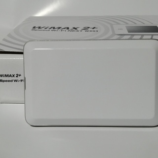 NEC WiMAX 2+ ルータ  WX03 ホワイト  クレードルセット 【美品】 の画像