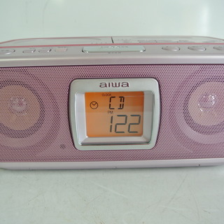 希少 かわいいCDラジカセ 2001年製 ピンク　防災や職場のBGMやラジオ体操などに　アイワ aiwa CSD-EL200　の画像