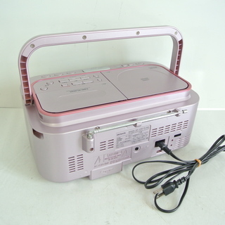 希少 かわいいCDラジカセ 2001年製 ピンク　防災や職場のBGMやラジオ体操などに　アイワ aiwa CSD-EL200　の画像