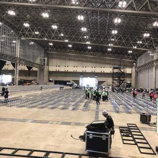 【日払い可】10月10日イベント設営及び撤去作業