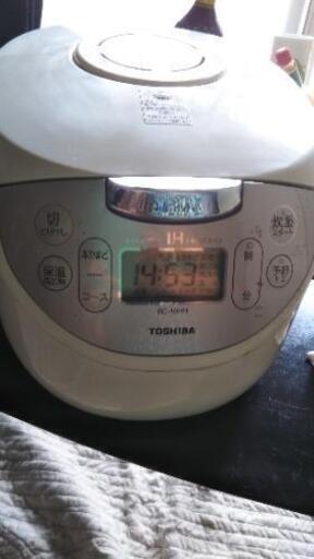 2015年製品　東芝IH炊飯器。5.5合炊き。