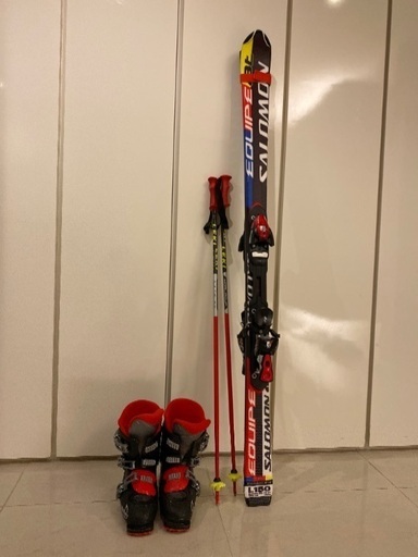 サロモン150スキーセットと靴24-24.5