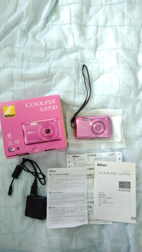 Nikon デジタルカメラ COOLPIX S3700 （ピンク）