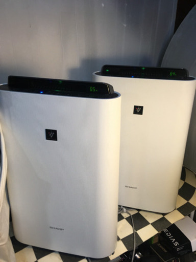【中古品】SHARP 加湿空気清浄機 KC-F50-W 2017年製　1個