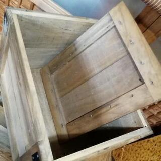 木箱 2点の画像