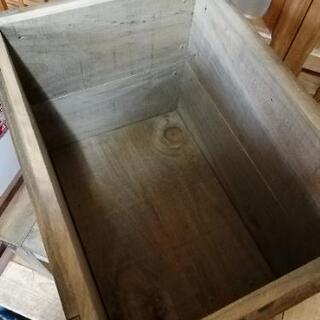 木箱 2点の画像
