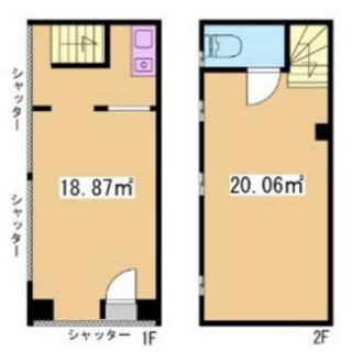 新開地商店街♫希少1階メゾネットタイプ♫軽飲食店可能ですよ♫