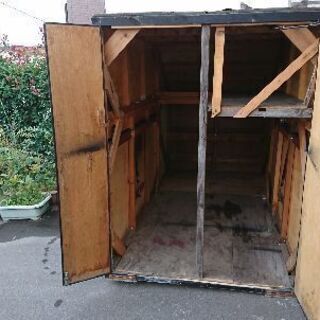 小屋 物入れ 軽トラック荷台箱の画像