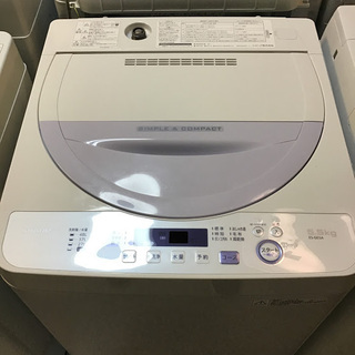 【送料無料・設置無料サービス有り】洗濯機 2017年製 SHARP ES-GE5A 中古