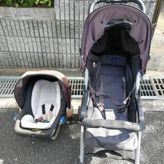 ☆最終値下げ☆コンビのベビーカーとチャイルドシートの画像