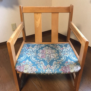 和室用椅子  肘掛け付き