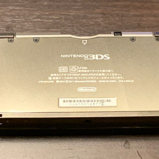 NINTENDO 3DS 黒 あげますの画像