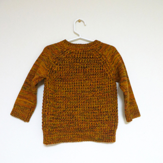 新品★子供服 トイザらスブランド キッザらス ニット オレンジブラウン系 90サイズの画像