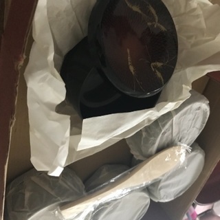 お寿司 漆器 5点としゃもじの画像