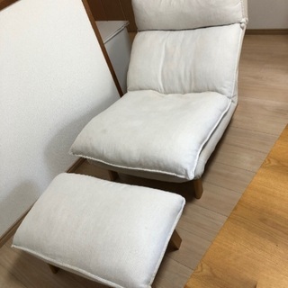 値下げ】無印 リクライニングソファー オットマン付 2万