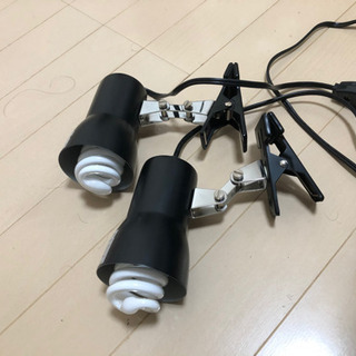スイッチ付き照明2個