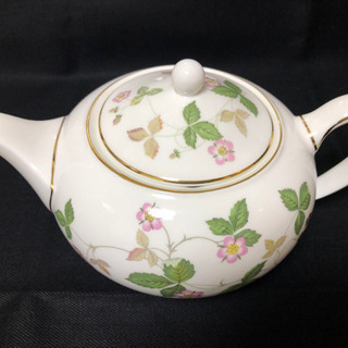 ウェッジウッド ワイルドストロベリー ティーポット 