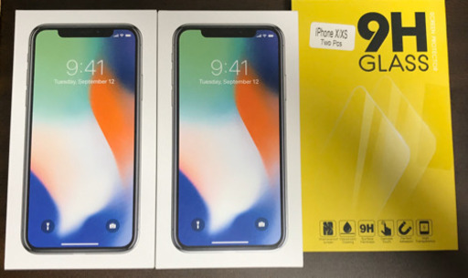 新品　iPhoneX 64G SIMフリー　シルバー