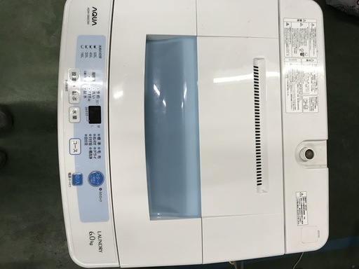 商談中　AQUA洗濯機6.0㎏２０１４年式