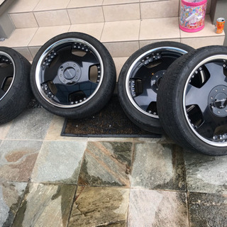 【鯖太郎】work ユーロライン 17インチ 希少サイズ!!WORK ユーロラインDH 深リム!!◇17インチ 7.5J +