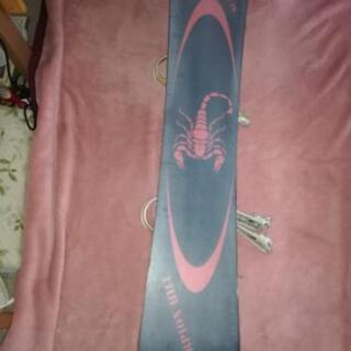 スノーボード  ビンディング付き