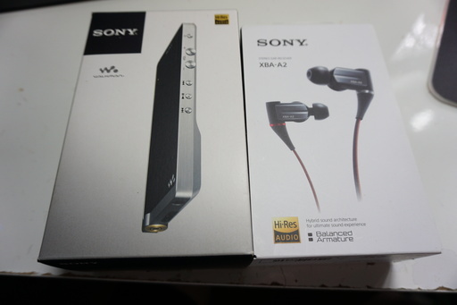 SONY ハイレゾ NW-ZX1 XBA-A2 プレイヤーとイヤホンセット Hi-Res
