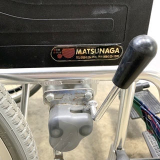 美品！ 松永製作所 自走式 車いす 使用者最大体重（含積載物）100㎏ 車椅子 介助 介護の画像