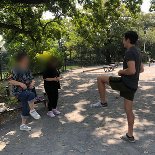 主婦のリフレッシュトレーニングの画像