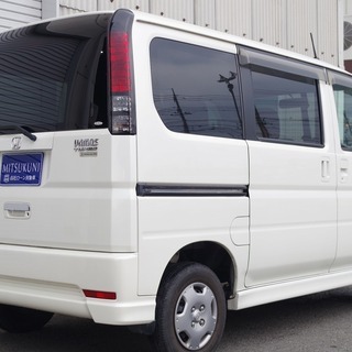 ★他社ローンNGでも、、、ミツクニがある！！　★自社ローン専門中古車販売店！！　ホンダ　バモス　Mの画像