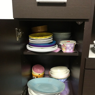 【お譲り先決定】キッチンカウンター（説明書付き）の画像