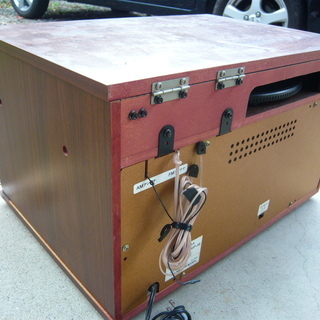 レトロな 電蓄風マルチプレーヤー　オールインワン　外観きれいな動作品　最終値引き！の画像