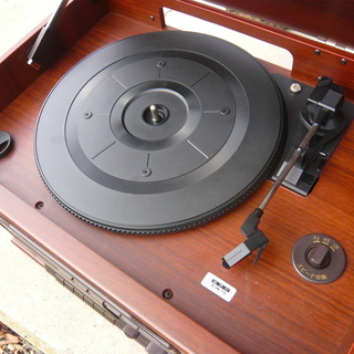 レトロな 電蓄風マルチプレーヤー　オールインワン　外観きれいな動作品　最終値引き！の画像