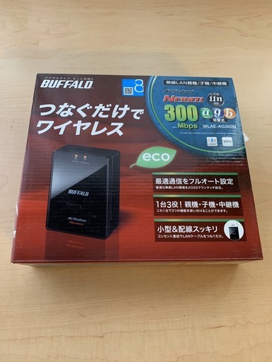 BUFFALO 無線LANルーター 親機・子機・中継機 WLAE-AG300N