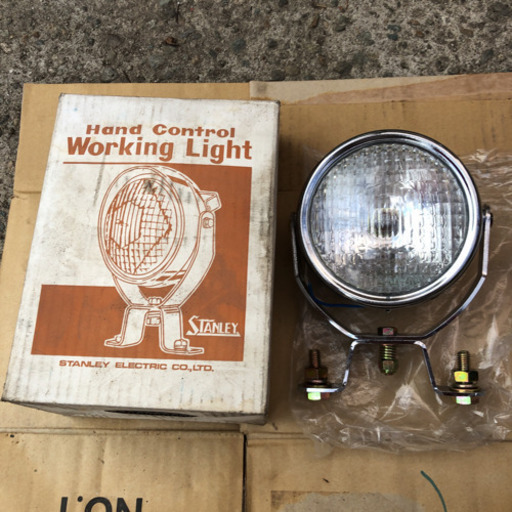 当時物　ハンドコントロールワーキングライト STANLEY トラッキン　メッキ