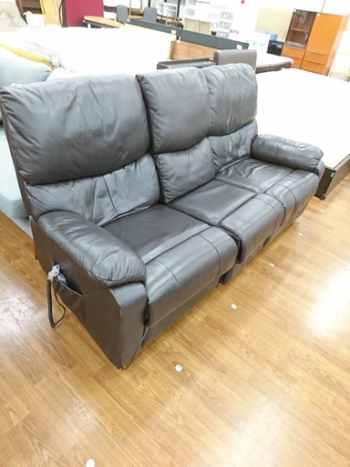 ニトリ　3人掛け電動リクライニングソファ　【トレファク　川越店】