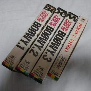 ※これ以上は値下げしません(笑)　BOOWY　VHSビデオテープ4本＋ライブ写真集＋オフィシャルBOOK
の画像