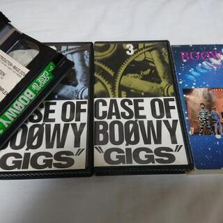 ※これ以上は値下げしません(笑)　BOOWY　VHSビデオテープ4本＋ライブ写真集＋オフィシャルBOOK
の画像