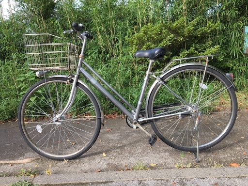 シティサイクル イオンバイク 27インチ 内装3段変速 シルバー