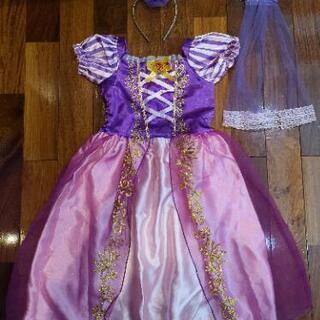 ディズニープリンセスハロウィン仮装コスプレラプンツェル110サイズ