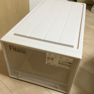 Fits  フィッツ 押入れケース 深型 ベージュ